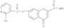 3-Pyridinecarboxylicacid, 2-chloro-, 2-(ethoxycarbonyl)-4-oxo-4H-1-benzopyran-7-yl ester