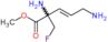 methyl (3E)-2,5-diamino-2-(fluoromethyl)pent-3-enoate