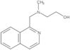 2-[(1-Isoquinolinylmethyl)methylamino]ethanol