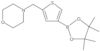 4-[[4-(4,4,5,5-Tetramethyl-1,3,2-dioxaborolan-2-yl)-2-thienyl]methyl]morpholine