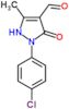 2-(4-chlorophenyl)-5-methyl-3-oxo-2,3-dihydro-1H-pyrazole-4-carbaldehyde