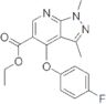 Éthyl 1,3-diméthyl-4-(4-fluorophénoxy)-1H-pyrazolo[3,4-b]pyridine-5-carboxylate