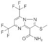 5,7-Bis(trifluoromethyl)-2-(methylthio)pyrazolo[1,5-a]pyrimidine-3-carboxamide