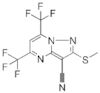 5,7-Bis(trifluoromethyl)-3-cyano-2-(methylthio)pyrazolo[1,5-a]pyrimidine