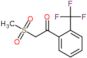 2-(methylsulfonyl)-1-[2-(trifluoromethyl)phenyl]ethanone