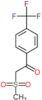 2-(methylsulfonyl)-1-[4-(trifluoromethyl)phenyl]ethanone