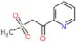 2-(methylsulfonyl)-1-pyridin-2-ylethanone