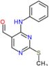 2-(methylsulfanyl)-4-(phenylamino)pyrimidine-5-carbaldehyde