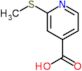 2-(methylsulfanyl)pyridine-4-carboxylic acid