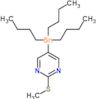 2-(methylsulfanyl)-5-(tributylstannanyl)pyrimidine