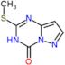 2-(methylsulfanyl)pyrazolo[1,5-a][1,3,5]triazin-4(3H)-one