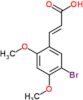 (2E)-3-(5-bromo-2,4-dimethoxyphenyl)prop-2-enoic acid