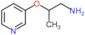 2-(pyridin-3-yloxy)propan-1-amine