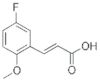 5-FLUORO-2-METHOXYCINNAMIC ACID