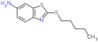 2-(pentylsulfanyl)-1,3-benzothiazol-6-amine