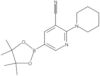 2-(1-Piperidinyl)-5-(4,4,5,5-tetramethyl-1,3,2-dioxaborolan-2-yl)-3-pyridinecarbonitrile