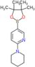 2-piperidin-1-yl-5-(4,4,5,5-tetramethyl-1,3,2-dioxaborolan-2-yl)pyridine