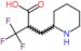 3,3,3-trifluoro-2-(piperidin-2-ylmethyl)propanoic acid