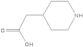 4-Piperidinylacetic acid