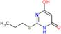6-hydroxy-2-(propylsulfanyl)pyrimidin-4(3H)-one