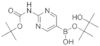 [2-[(tert-Butoxycarbonyl)amino]pyrimidin-5-yl]boronic acid pinacol ester