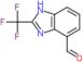 2-(Trifluoromethyl)-1H-benzimidazole-4-carbaldehyde