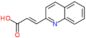 (2E)-3-(quinolin-2-yl)prop-2-enoic acid