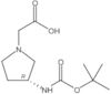 (3R)-3-[[(1,1-Dimethylethoxy)carbonyl]amino]-1-pyrrolidineacetic acid