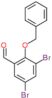 2-(benzyloxy)-3,5-dibromobenzaldehyde