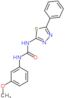 1-(3-methoxyphenyl)-3-(5-phenyl-1,3,4-thiadiazol-2-yl)urea
