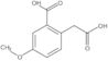 2-Carboxy-4-methoxybenzeneacetic acid