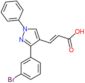 (2E)-3-[3-(3-bromophenyl)-1-phenyl-1H-pyrazol-4-yl]prop-2-enoic acid