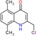 2-(chloromethyl)-5,8-dimethyl-1H-quinolin-4-one