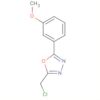 1,3,4-Oxadiazole, 2-(chloromethyl)-5-(3-methoxyphenyl)-