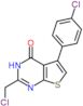 2-(chloromethyl)-5-(4-chlorophenyl)thieno[2,3-d]pyrimidin-4(3H)-one