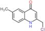 2-(chloromethyl)-6-methyl-1H-quinolin-4-one