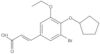 3-[3-Bromo-4-(cyclopentyloxy)-5-ethoxyphenyl]-2-propenoic acid