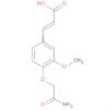 2-Propenoic acid, 3-[4-(2-amino-2-oxoethoxy)-3-methoxyphenyl]-