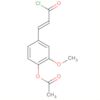 2-Propenoyl chloride, 3-[4-(acetyloxy)-3-methoxyphenyl]-, (2E)-