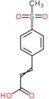 3-[4-(methylsulfonyl)phenyl]prop-2-enoic acid