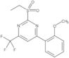2-(Ethylsulfonyl)-4-(2-methoxyphenyl)-6-(trifluoromethyl)pyrimidine