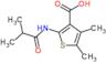 4,5-dimethyl-2-[(2-methylpropanoyl)amino]thiophene-3-carboxylic acid