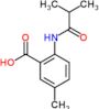 5-methyl-2-[(2-methylpropanoyl)amino]benzoic acid