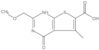 1,4-Dihydro-2-(methoxymethyl)-5-methyl-4-oxothieno[2,3-d]pyrimidine-6-carboxylic acid