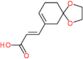 acide (2E)-3-(1,4-dioxaspiro[4.5]déc-7-èn-7-yl)prop-2-énoïque