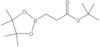 1,1-Dimethylethyl 4,4,5,5-tetramethyl-1,3,2-dioxaborolane-2-propanoate
