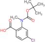 2-[(tert-butoxycarbonyl)(methyl)amino]-4-chlorobenzoic acid