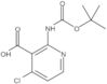 Ácido 4-cloro-2-[[(1,1-dimetiletoxicarbonil)amino]-3-piridinocarboxílico