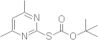 2-(t-Butyloxycarbonylsulfanyl)-4,6-dimethyl pyrimidine