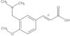 (2E)-3-[3-[(Dimethylamino)methyl]-4-methoxyphenyl]-2-propenoic acid